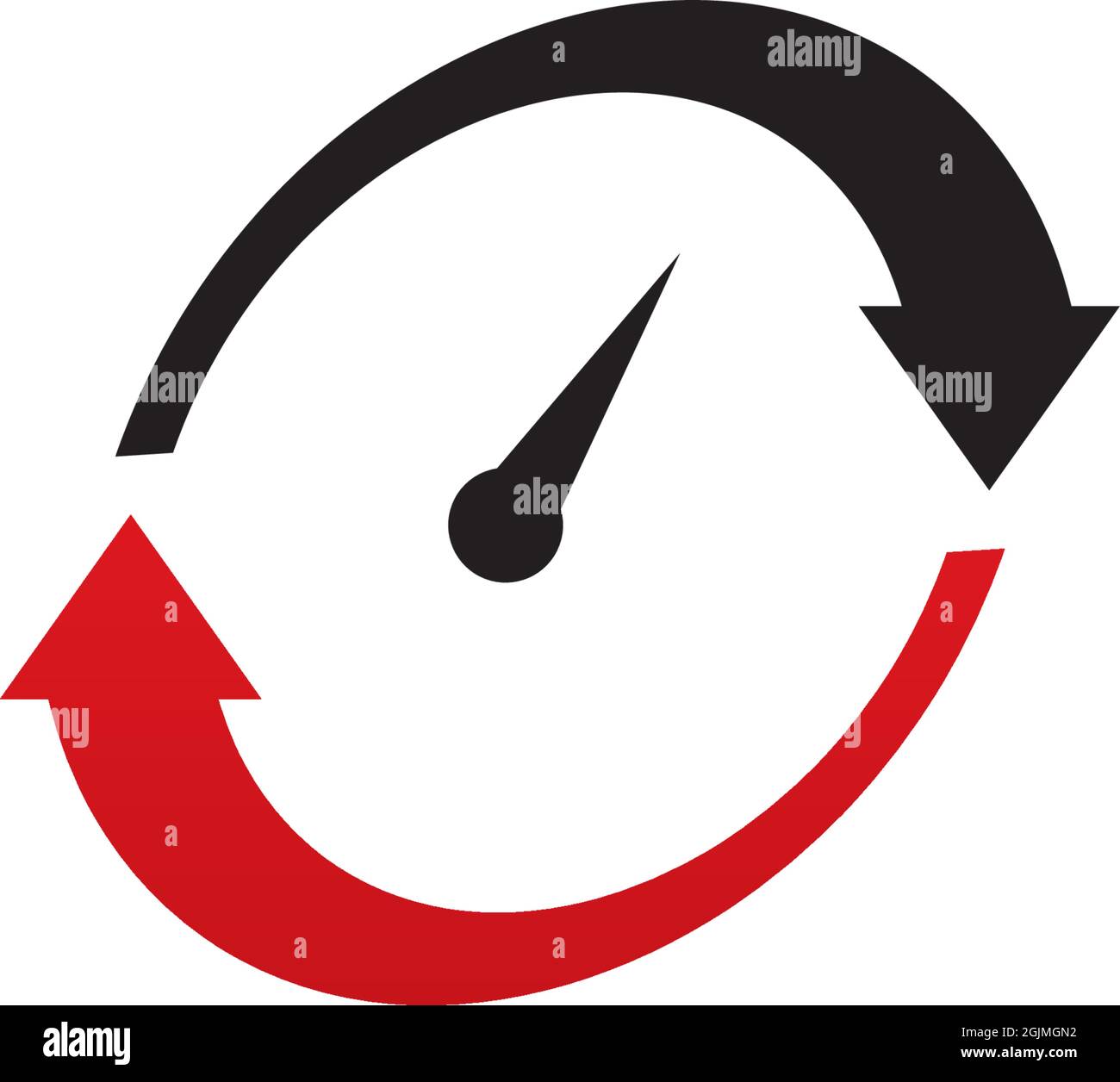 Speedometer icon logo design vector illustration template Stock Vector