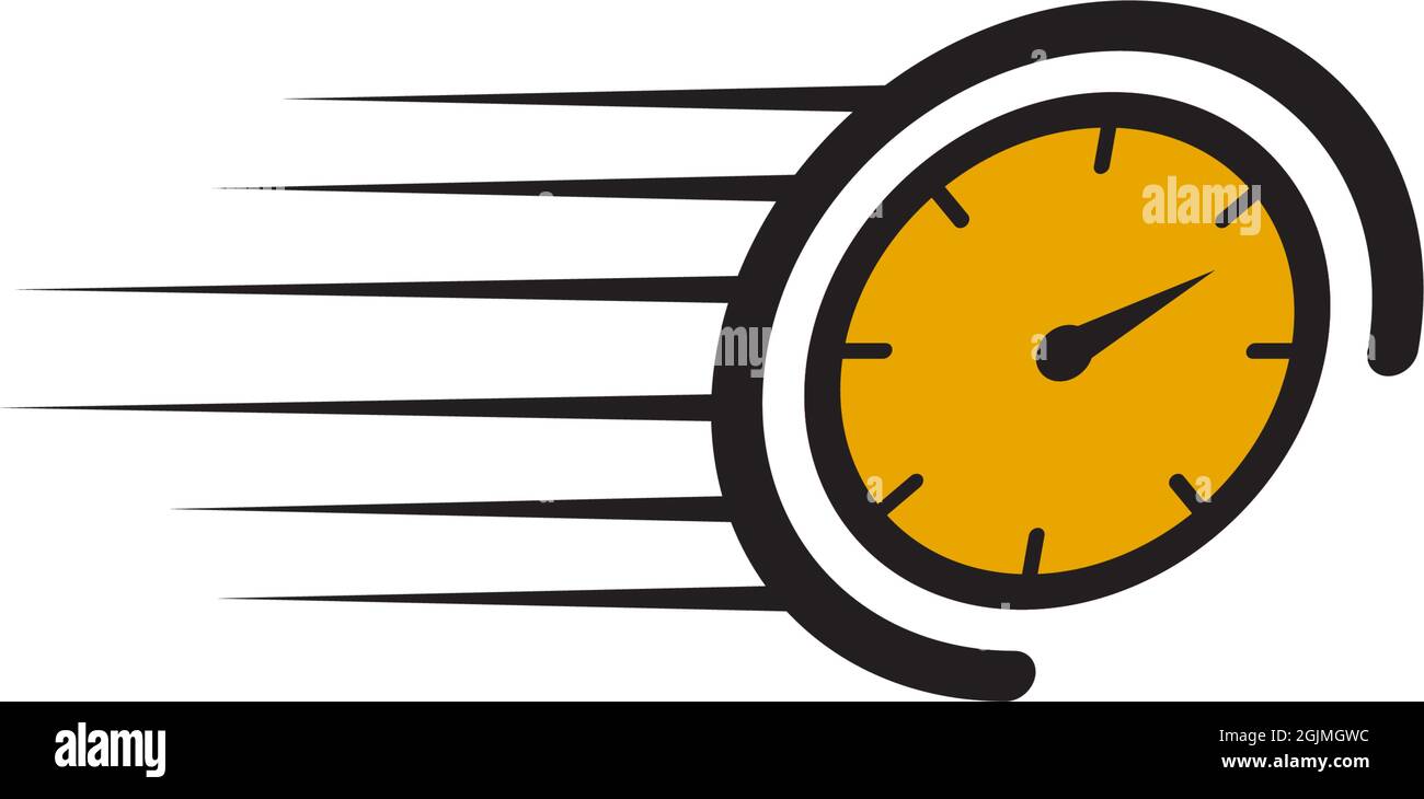 Speedometer icon logo design vector illustration template Stock Vector ...