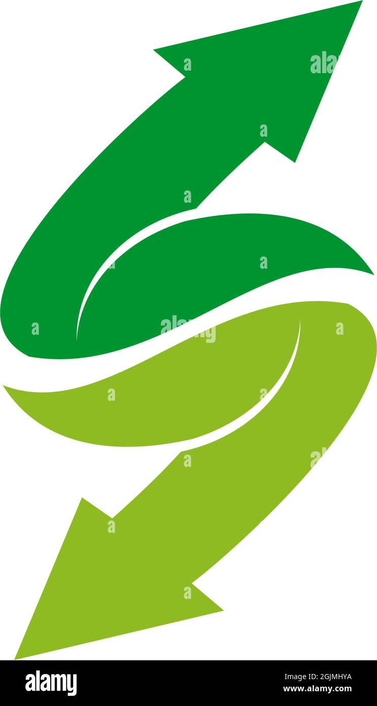 S letter arrow logo design vector illustration template Stock Vector ...