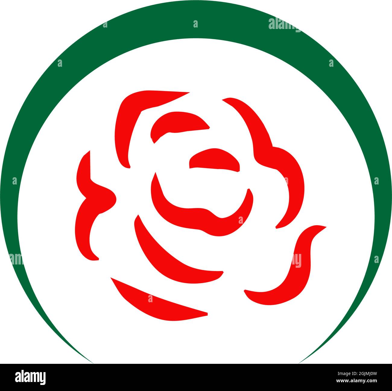 Rose flower icon logo design vector illustration template Stock Vector ...