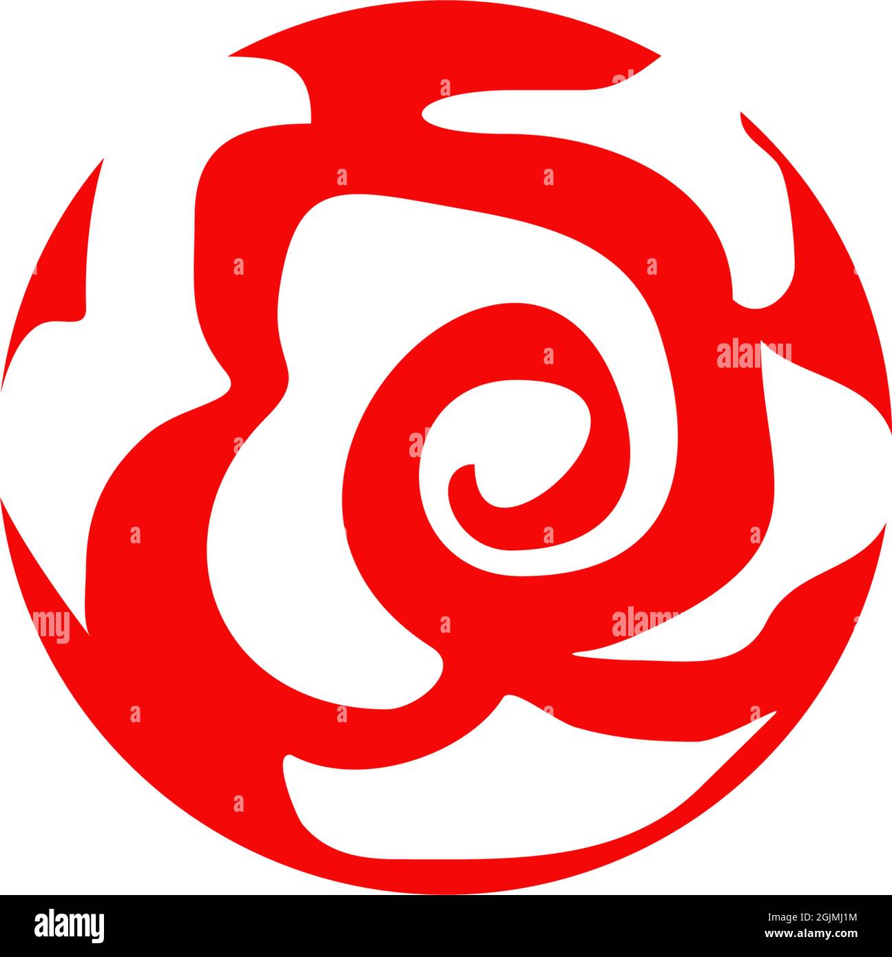 Rose flower icon logo design vector illustration template Stock Vector ...