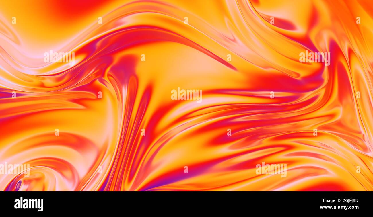 Cloth fabric gradient waves abstract background. Iridescent chrome wavy ...