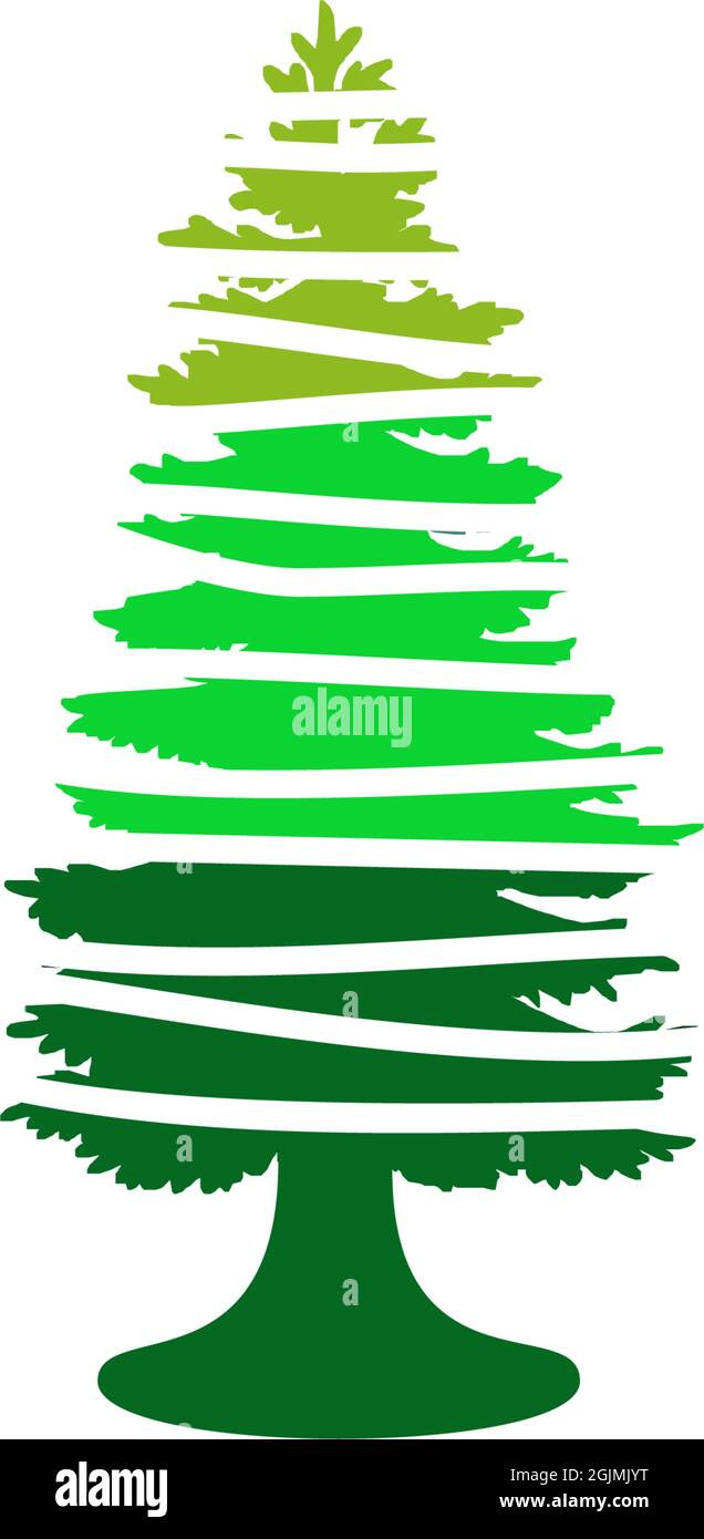 Pine tree icon logo design inspiraiton vector template Stock Vector ...