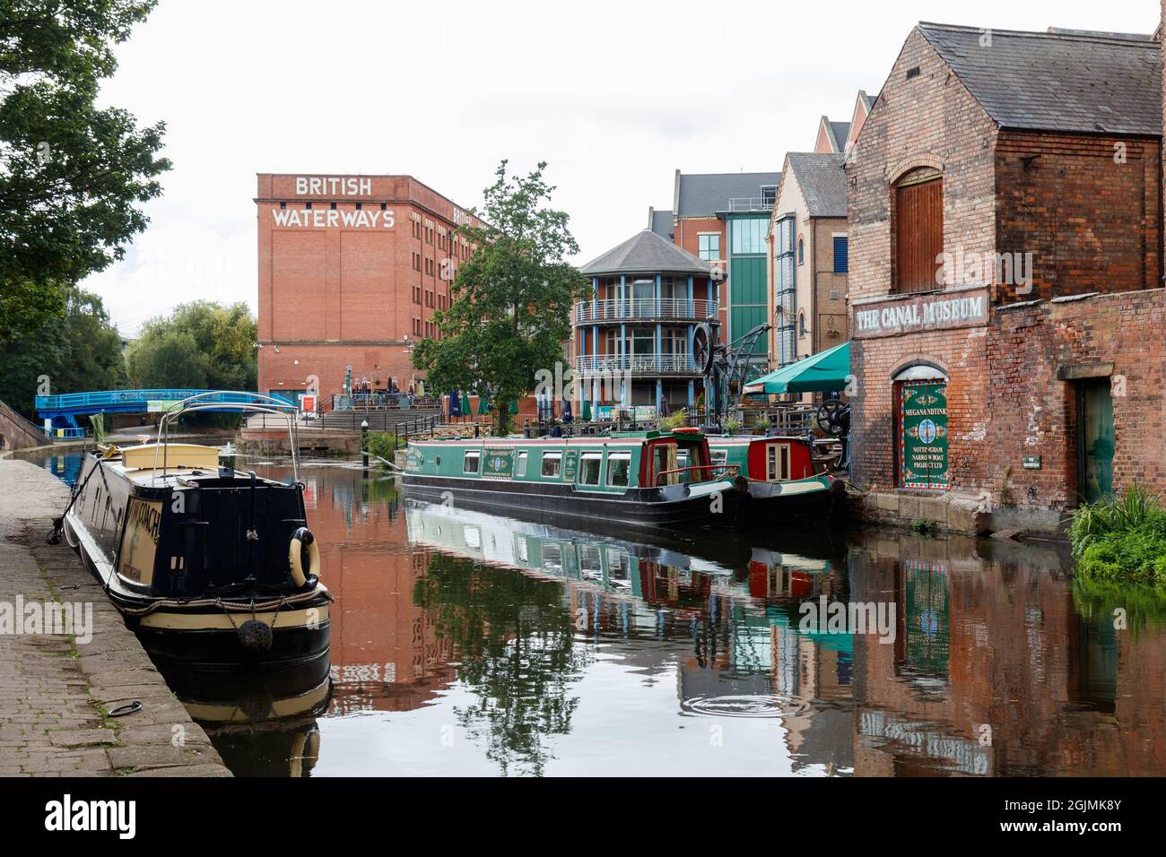 The Nottingham and Beeston canal, Nottingham Stock Photo