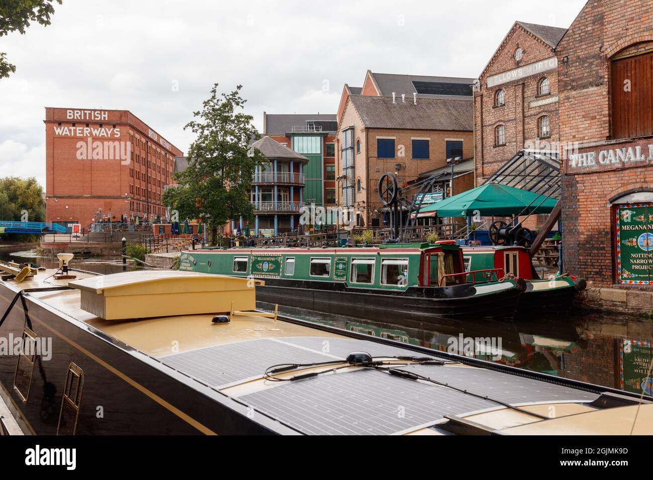 The Nottingham and Beeston canal, Nottingham Stock Photo