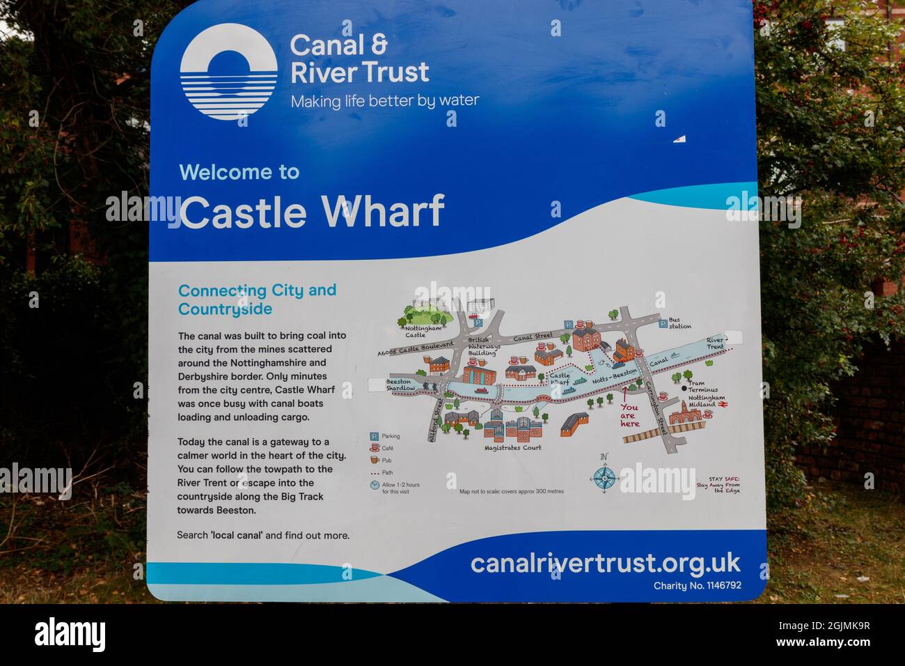 Castle Wharf Nottingham Stock Photo