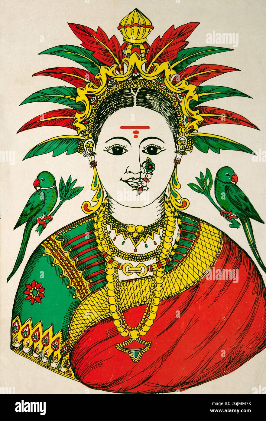 27 Aug 2021 Vintage Hand Painted Traditional Maa Gauri Konkan ...