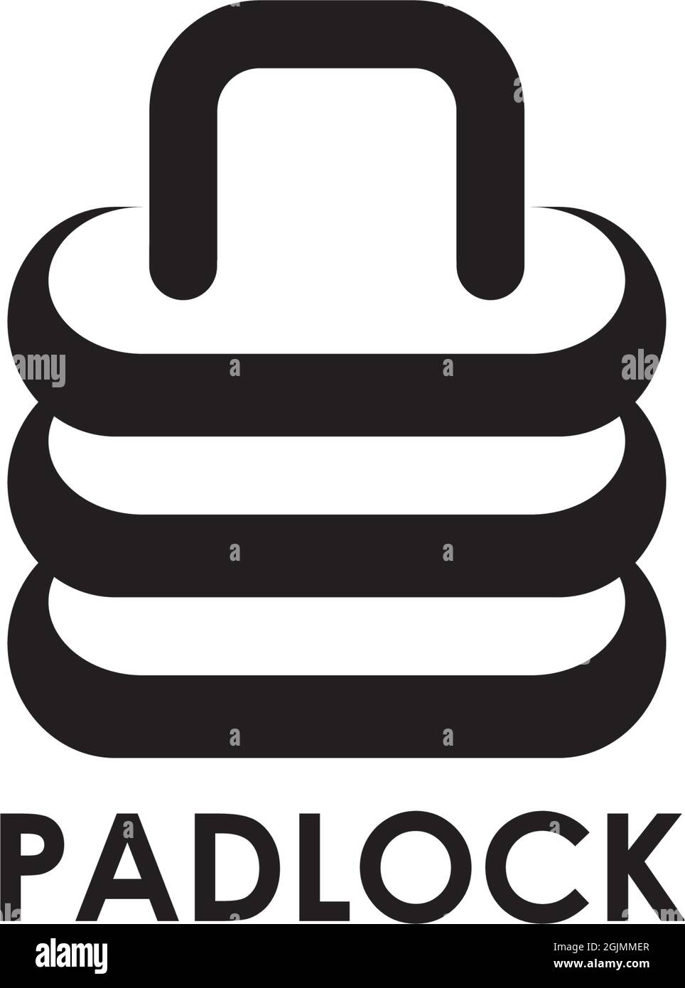 Padlock icon logo design inspiration vector template Stock Vector Image ...