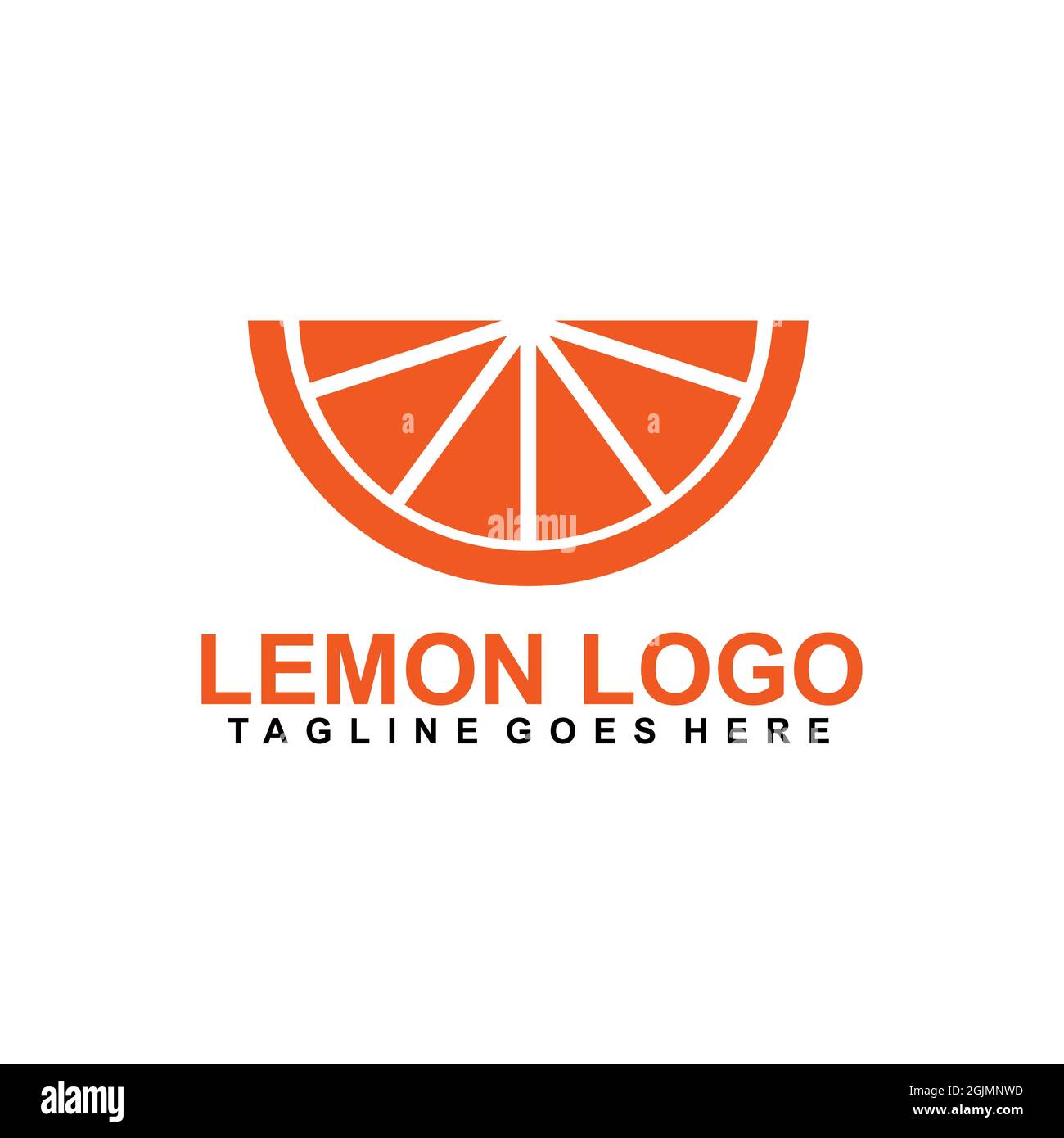 Orange fruit icon symbol logo design inspiration vector template Stock ...