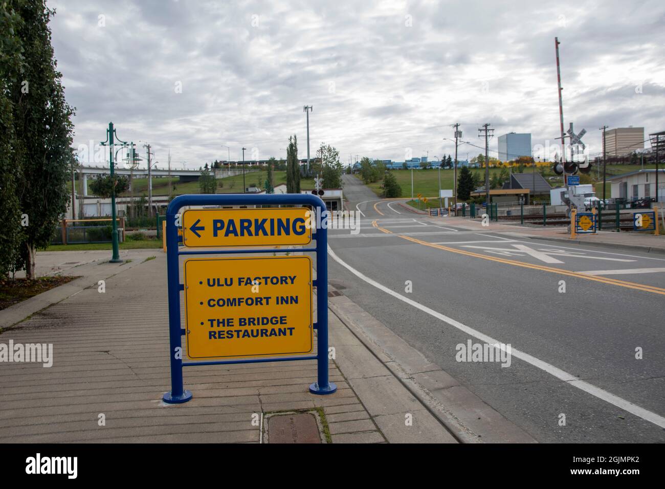 The train station in Anchorage, AK is usually the beginning of an