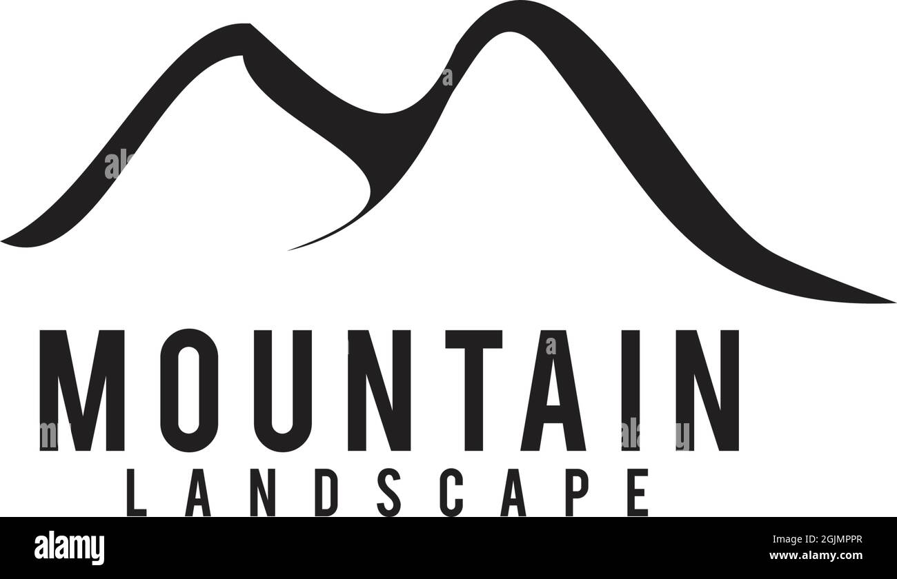 Mountain icon logo design inspiration vector illustration template ...