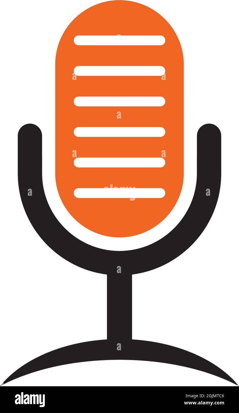 Microphone mic icon logo design inspiration vector illustration template  Stock Vector Image & Art - Alamy