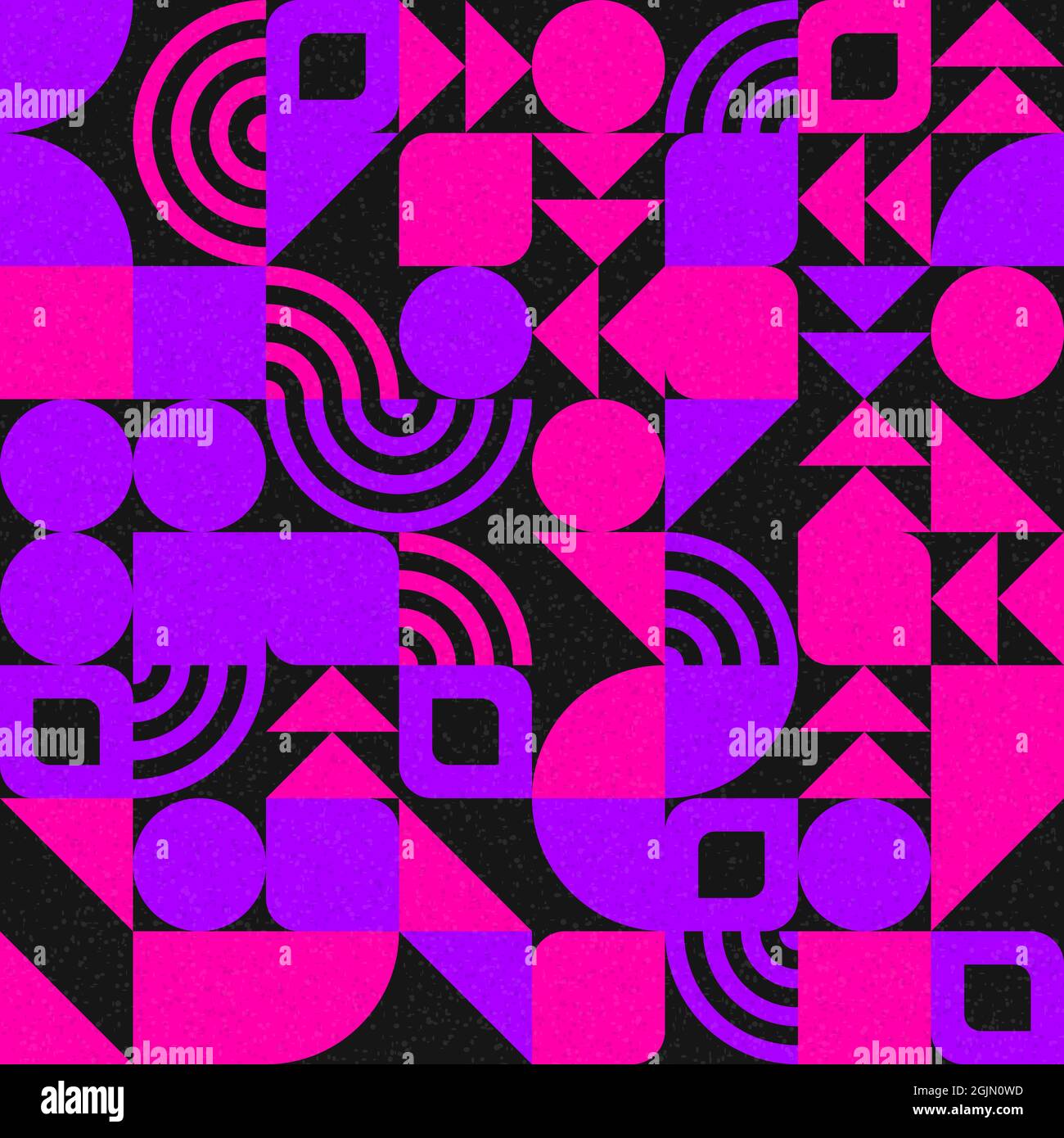 Abstract Geometrical generative computational art illustration Stock