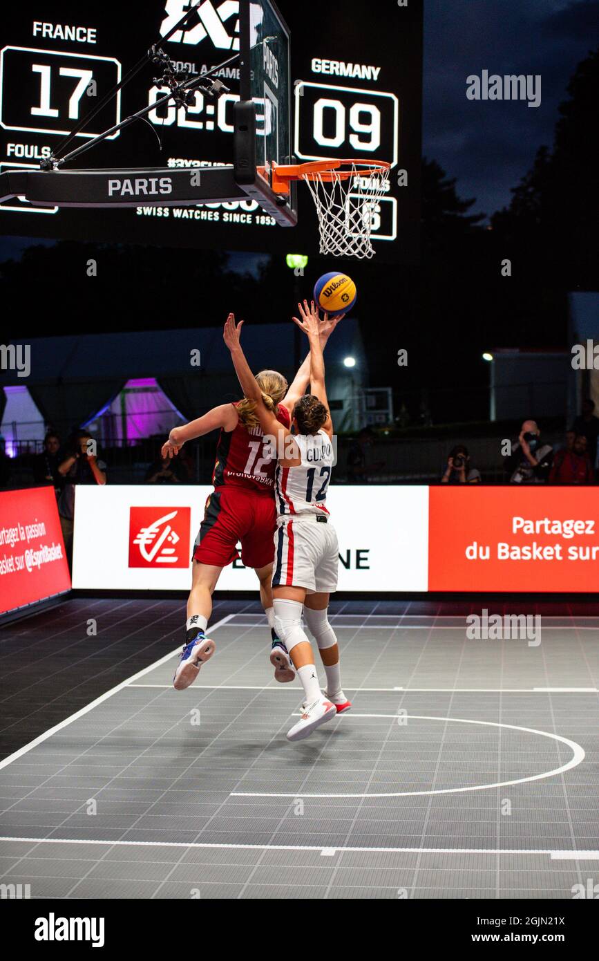 Laetitia Guapo of France during the FIBA 3x3 Europe Cup 2021 from September 10, to 12, 2021 at Le Trocadéro in Paris, France - Photo Antoine Massinon / A2M Sport Consulting / DPPI Stock Photo