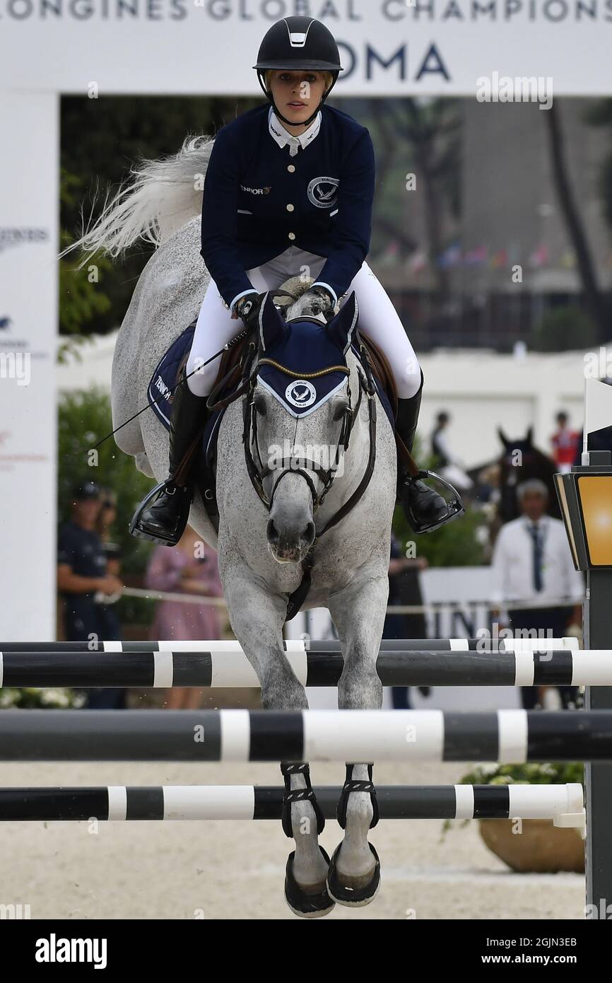 Laura Klaphake (Berlin Eagles), Global Champions League, Longines Global  Champions Tour Equestrian CSI 5 on September 10, 2021 at Circo Massimo in  Rom Stock Photo - Alamy