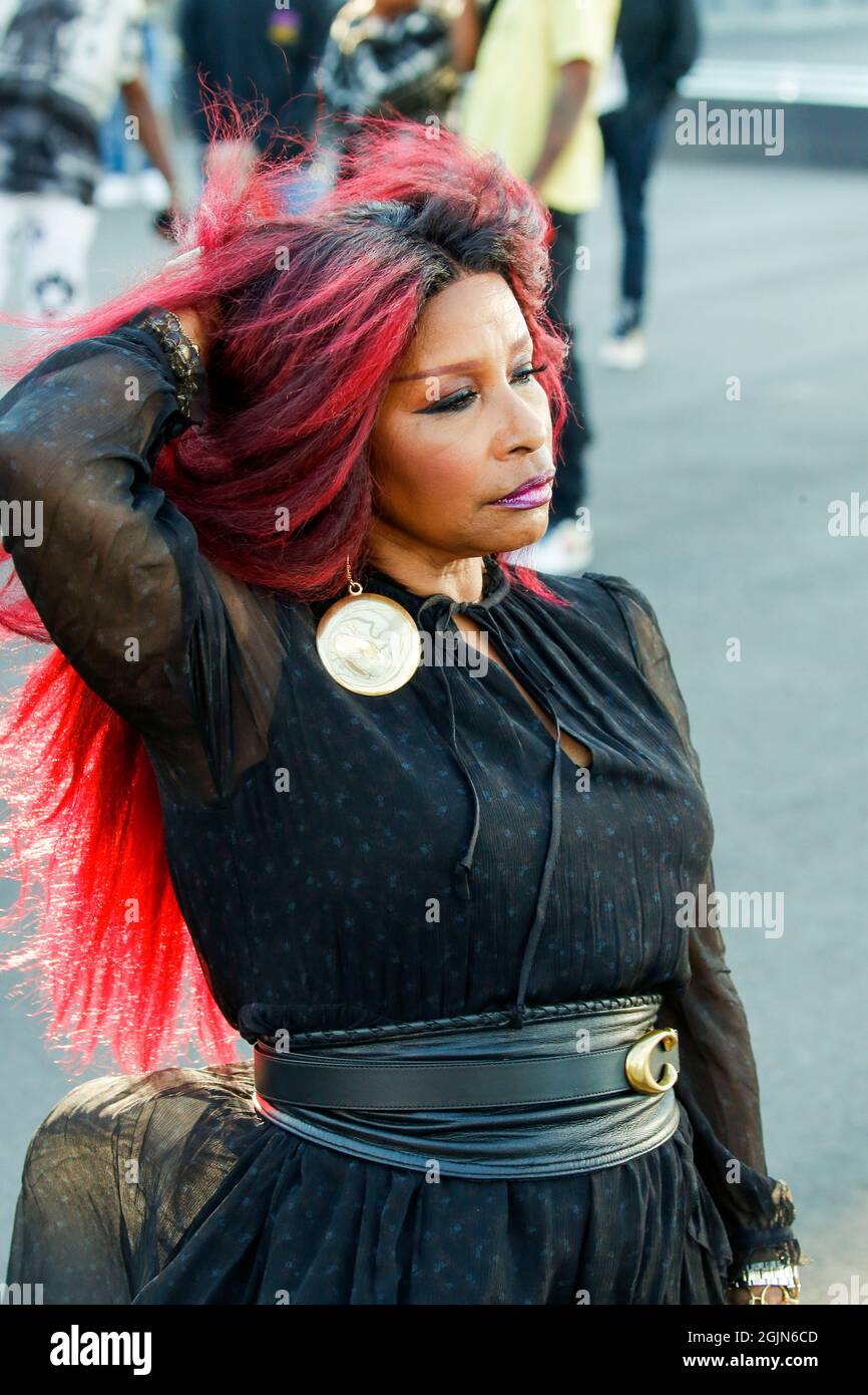 Chaka Khan at the Coach fashion show during Spring/Summer 2022