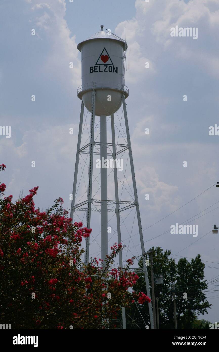 Water Tower in Belzoni Mississippi, the Catfish Capitol of the World