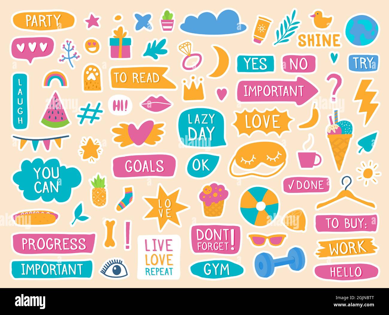 Journal sticker hi-res stock photography and images - Alamy
