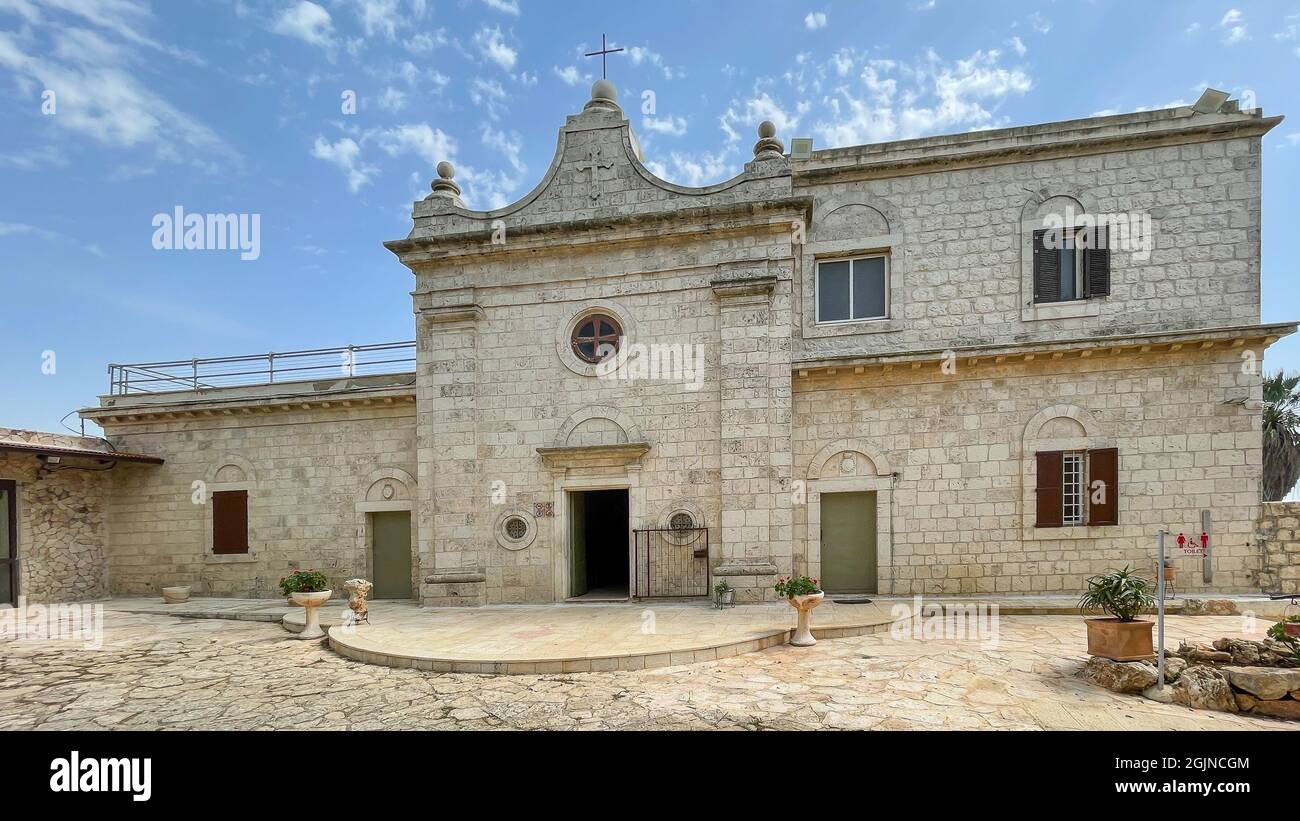 Muhraka monastery of the Carmelite on the Carmel mount Stock Photo - Alamy