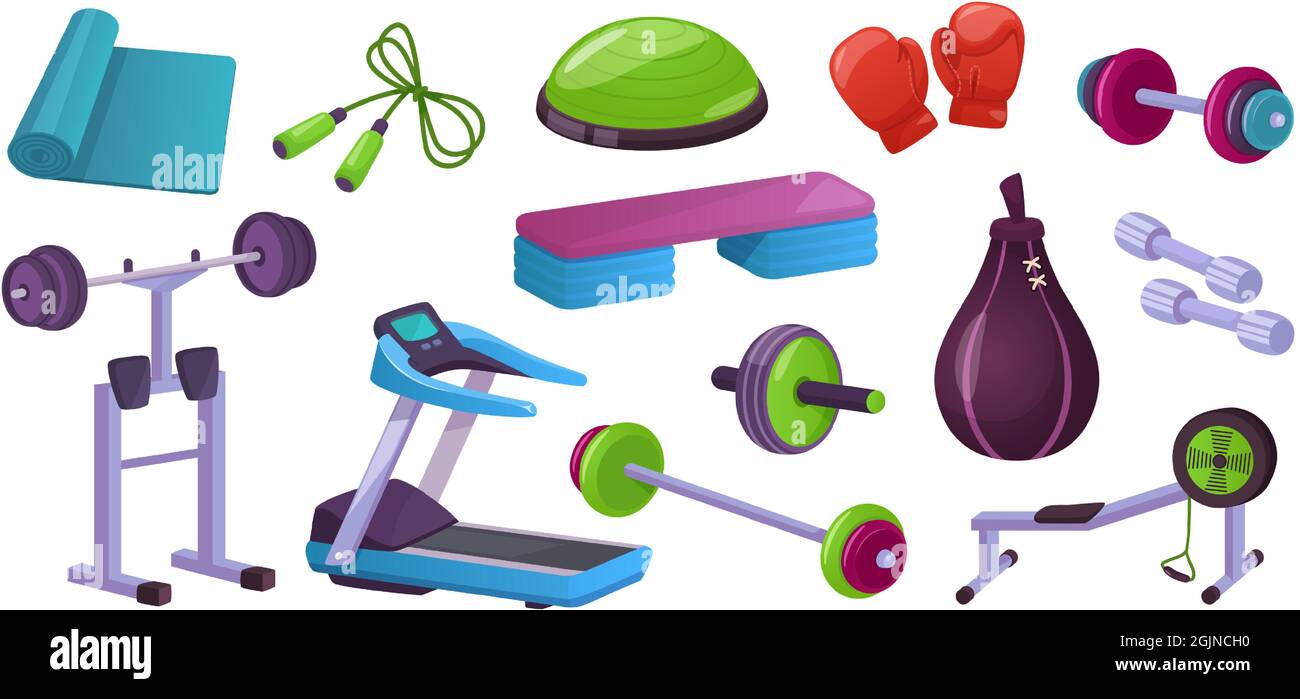 Home gym fitness equipment, sport training workout machines
