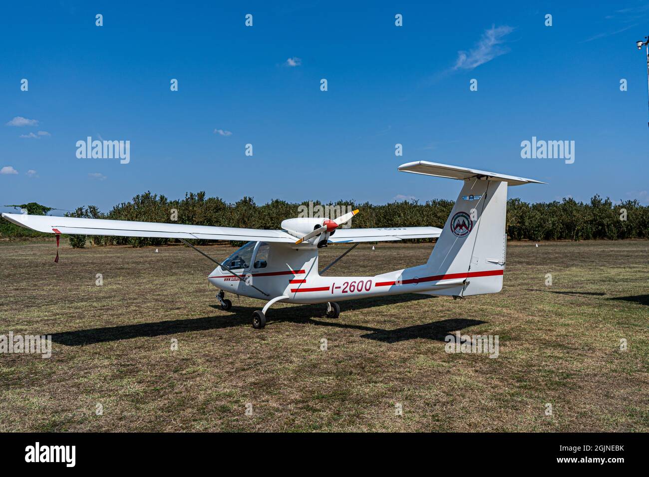 Sutri, Italy. 11th Sep, 2021.  A Sky arrow VT 450 version T  for flying lessons at the Club Arrow school in Sutri, Lazio.  Credit: amer ghazzal/Alamy Live News Credit: amer ghazzal/Alamy Live News Stock Photo