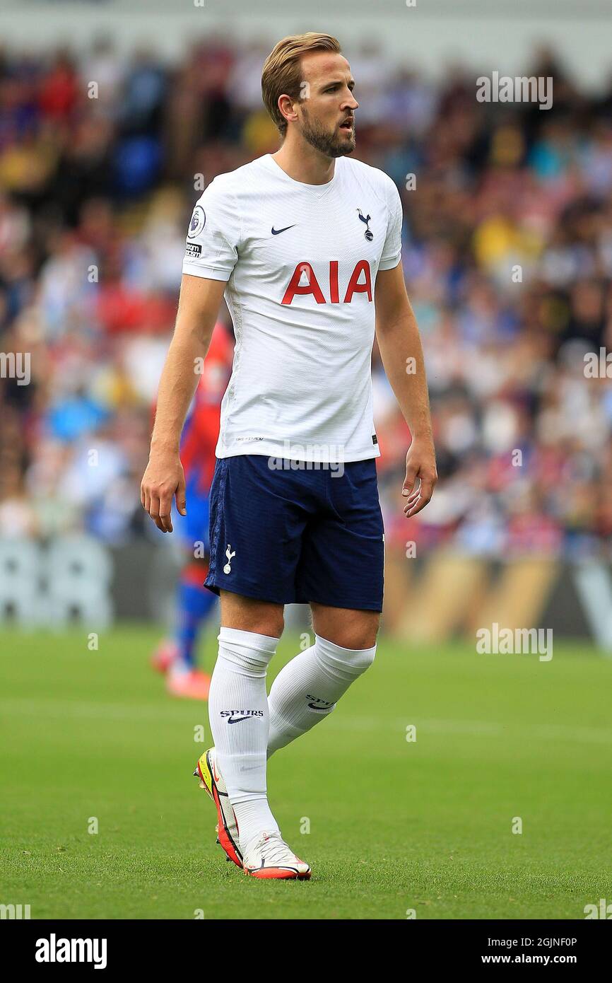 London, UK. 11th Sep, 2021. Harry Kane of Tottenham Hotspur looks on during the game. Premier league match, Crystal Palace v Tottenham Hotspur at Selhurst Park stadium in London on Saturday 11th September 2021. this image may only be used for Editorial purposes. Editorial use only, license required for commercial use. No use in betting, games or a single club/league/player publications. pic by Steffan Bowen/Andrew Orchard sports photography/Alamy Live news Credit: Andrew Orchard sports photography/Alamy Live News Stock Photo