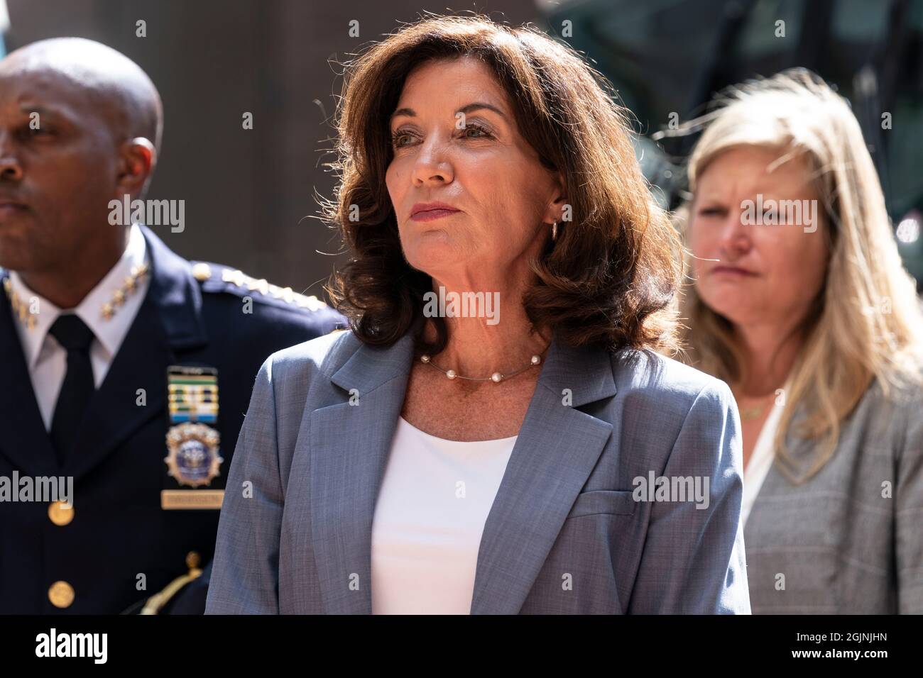 New York, NY - September 10, 2021: Governor Kathy Hochul attends 9/11 ...