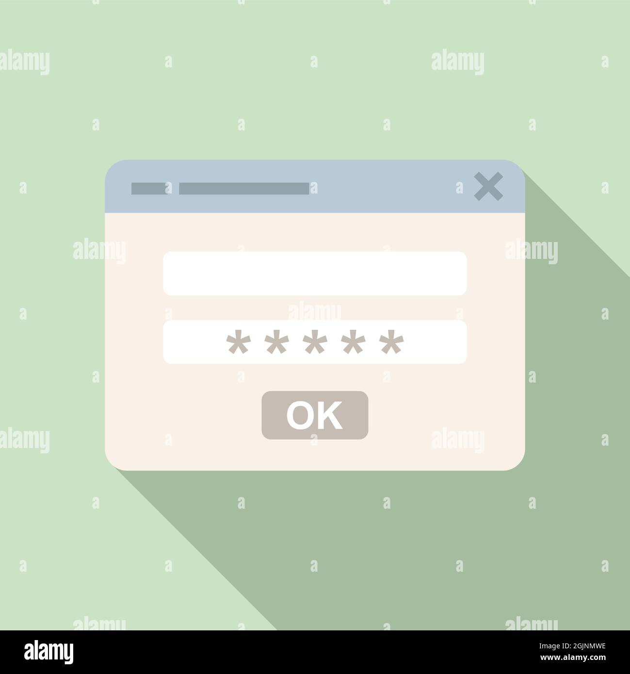 Browser monitor icon flat vector. Window interface Stock Vector Image ...
