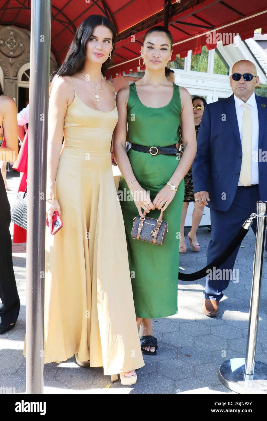 New York, NY, USA. 10th Sep, 2021. Sara Sampaio, Shanina Shaik seen at