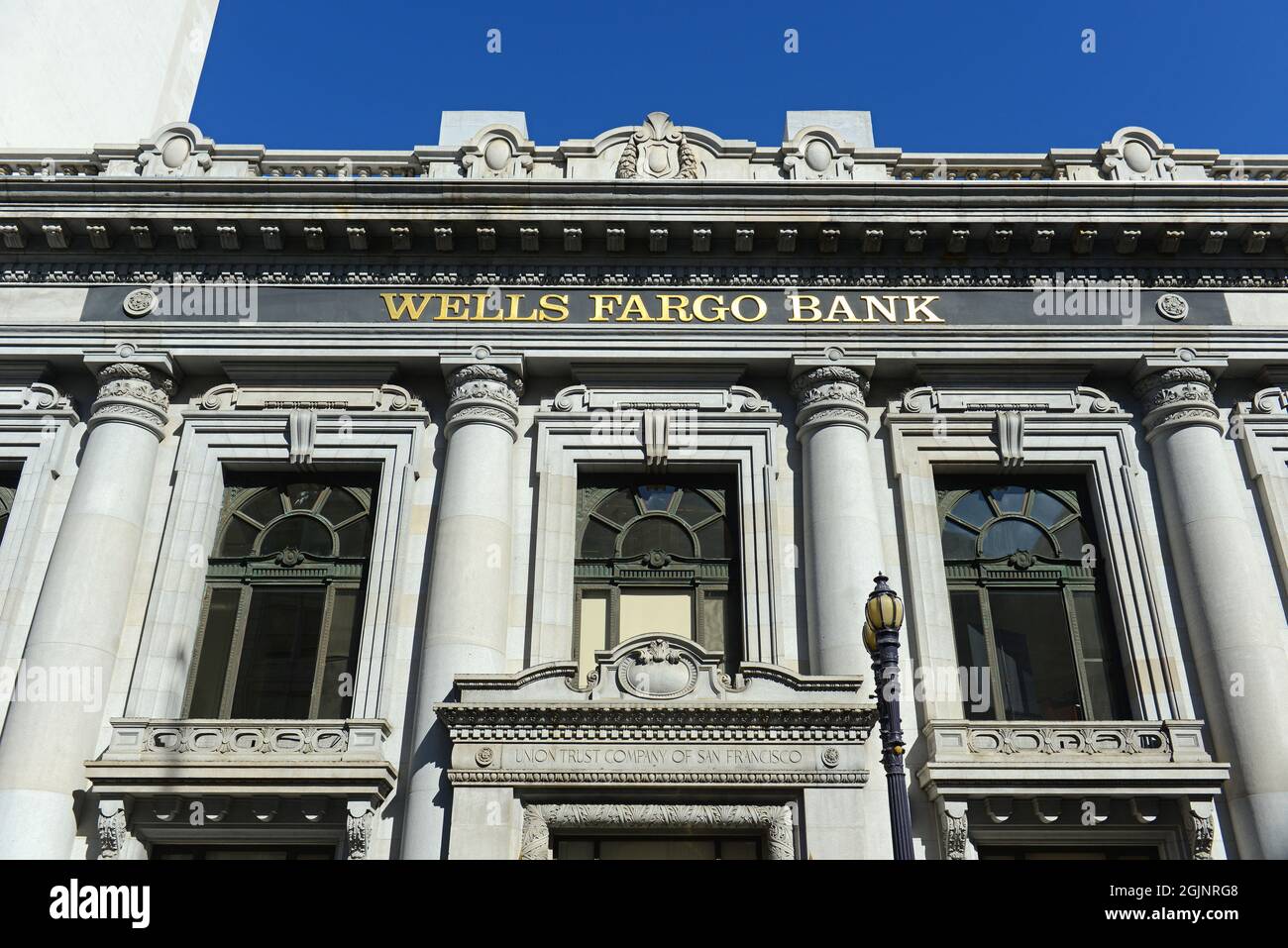 Wells Fargo Bank in historic Union Trust Company building at 2 Grant
