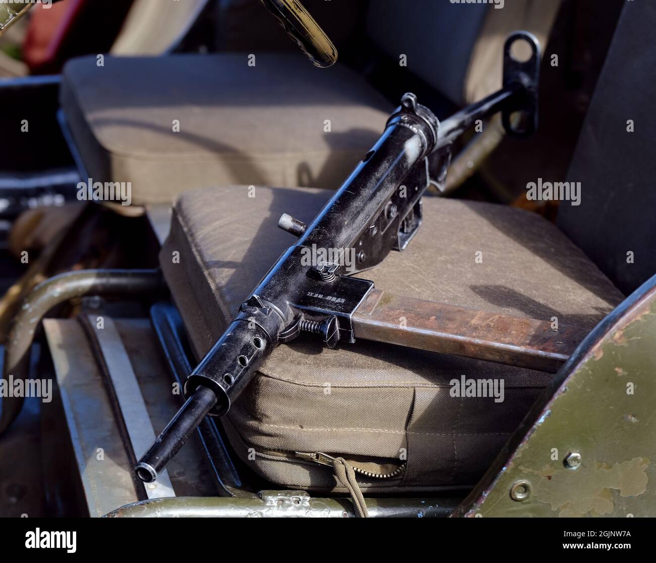 The STEN is a family of British submachine guns in 9×19mm which were