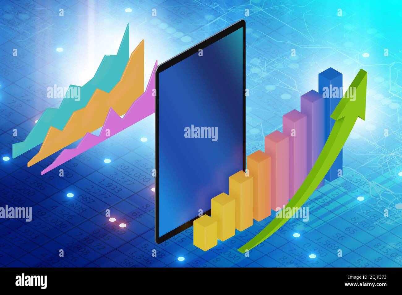 Hi Res Visualisation Visualisation concept charts 3d hi-res stock photography and images - Alamy