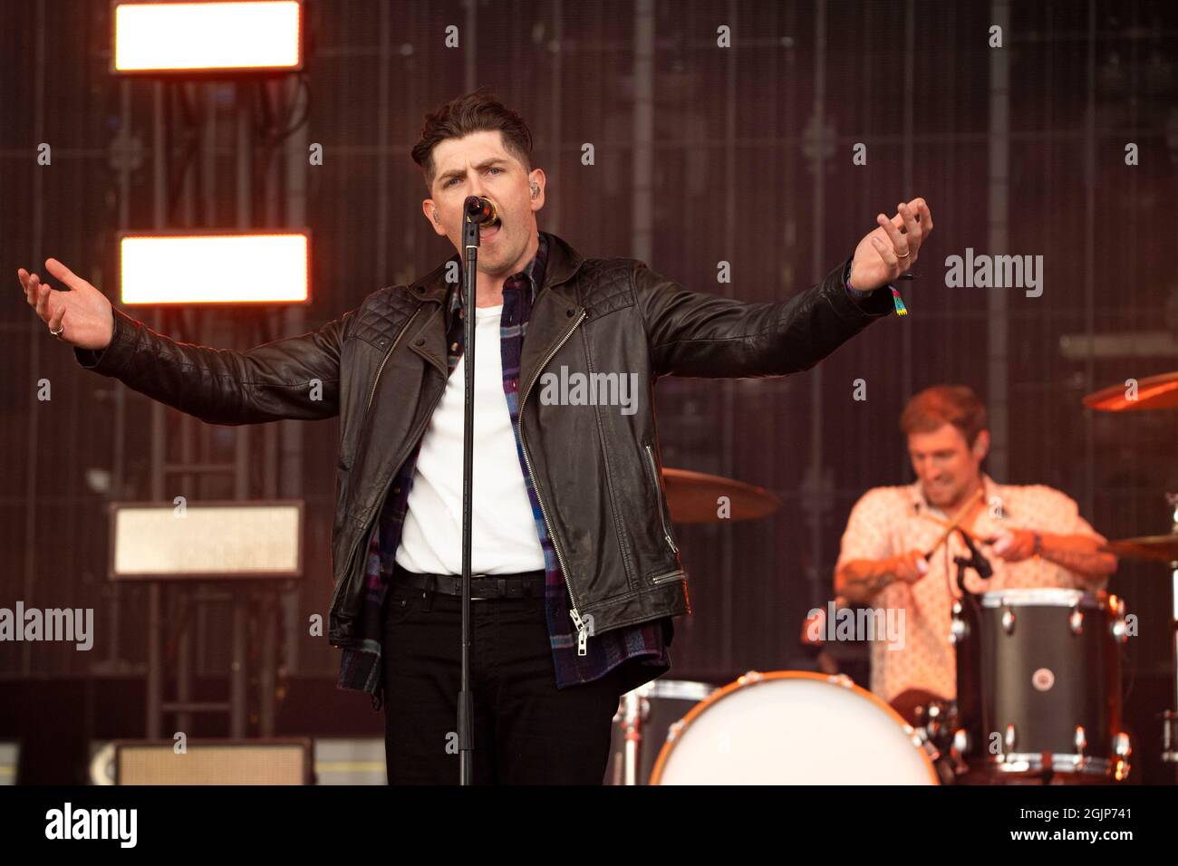 Glasgow, UK. 11th Sep, 2021. PICTURED Lead Singer/Guitarist Sam