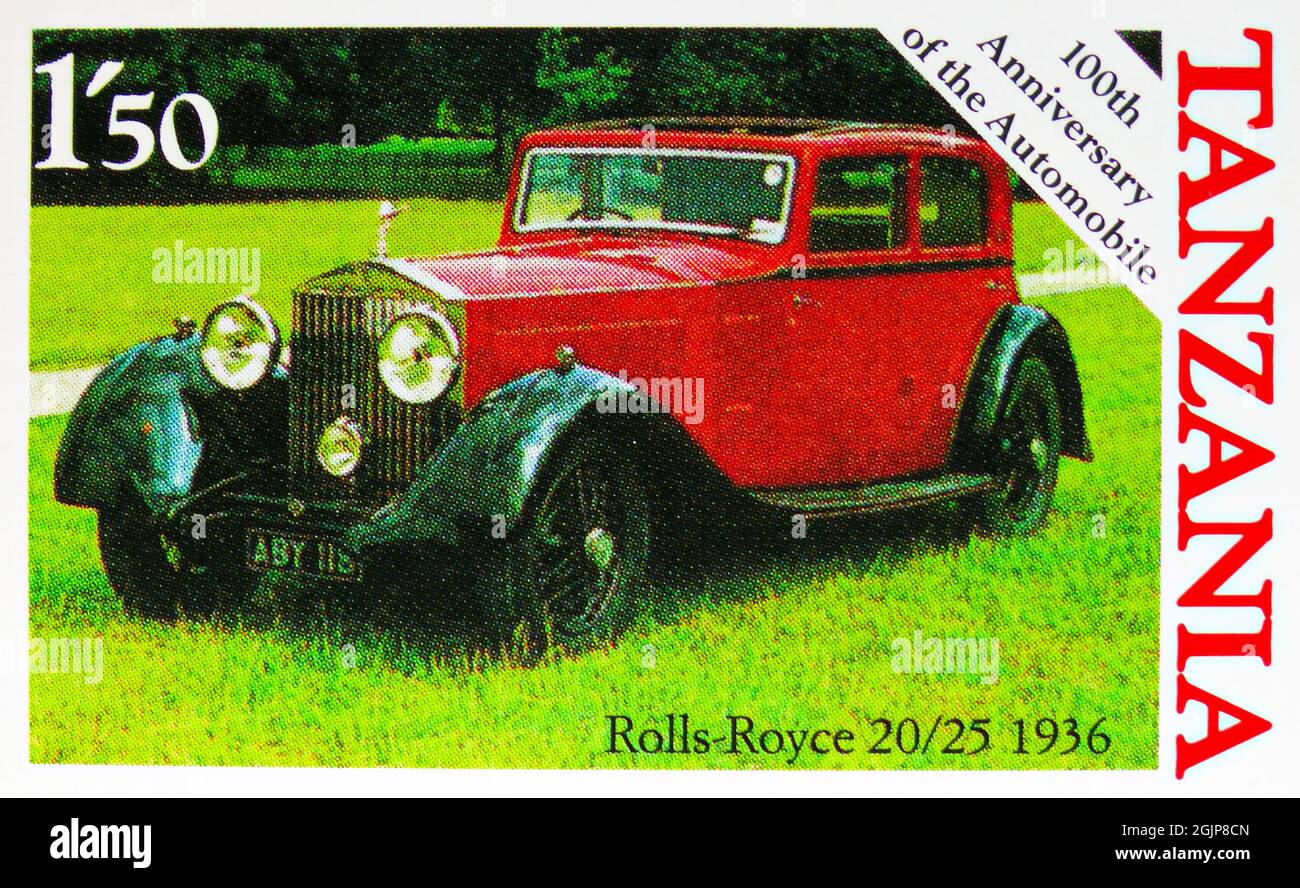 MOSCOW, RUSSIA APRIL 17, 2021 Postage stamp printed in Tanzania