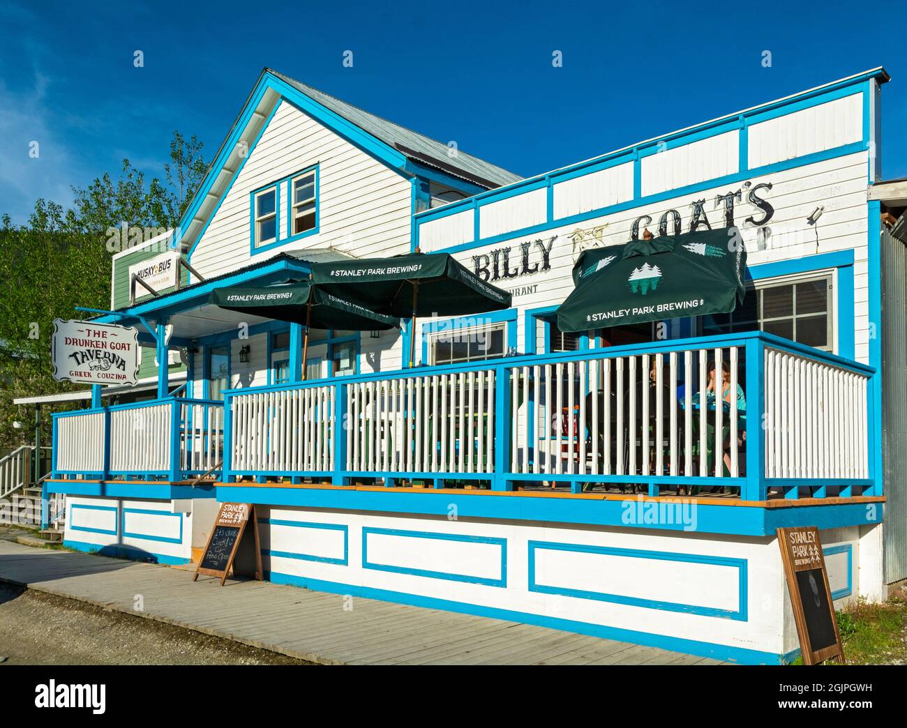 Canada, Yukon Territory, Dawson City, The Billy Goat's Pub, bar