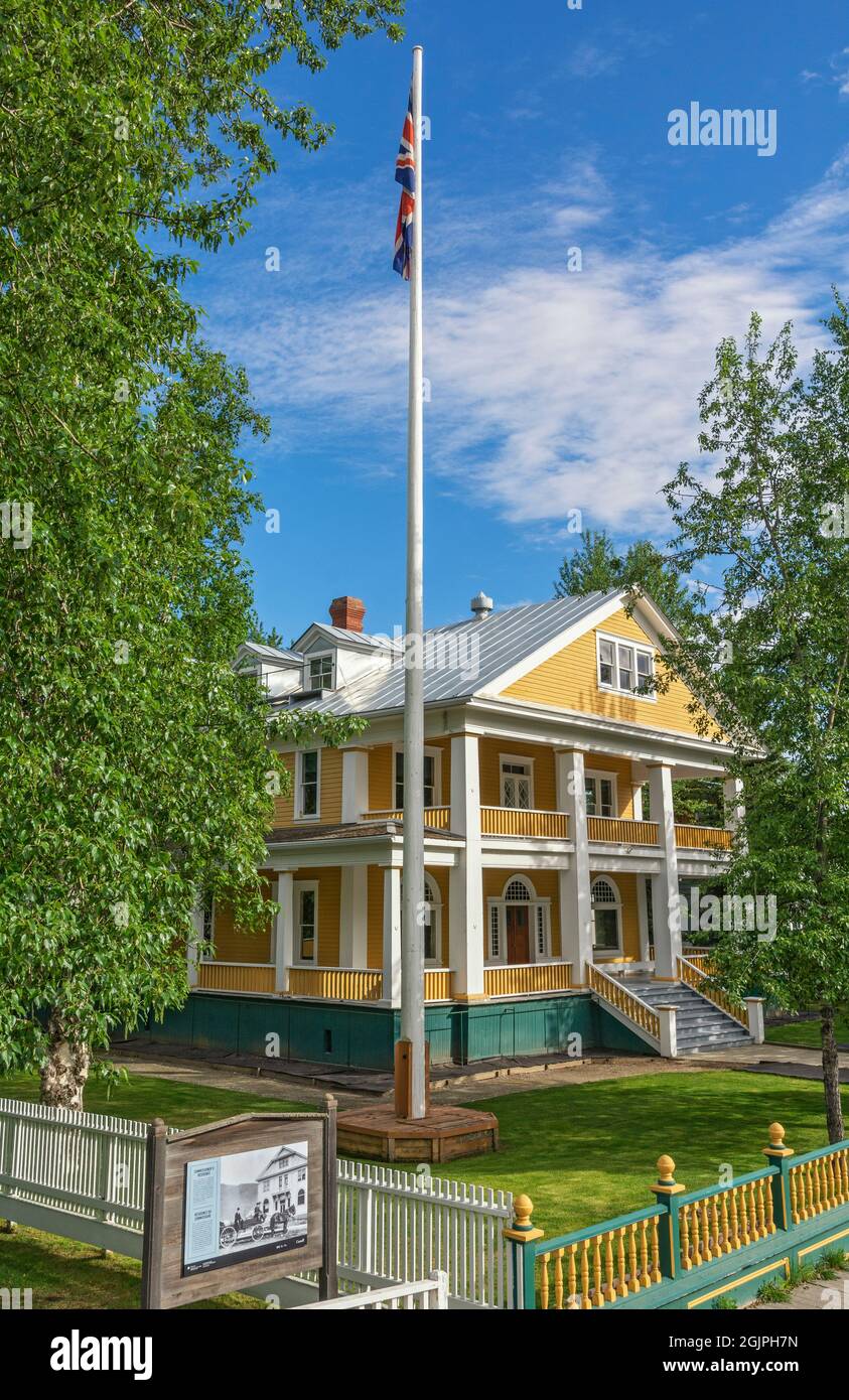 Canada, Yukon Territory, Dawson City, Commissioner's House built 1901