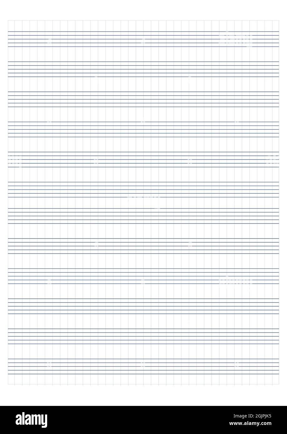 graph paper printable grid paper with stave on a white background a blank music sheet paper with staff geometric pattern for composition education stock vector image art alamy