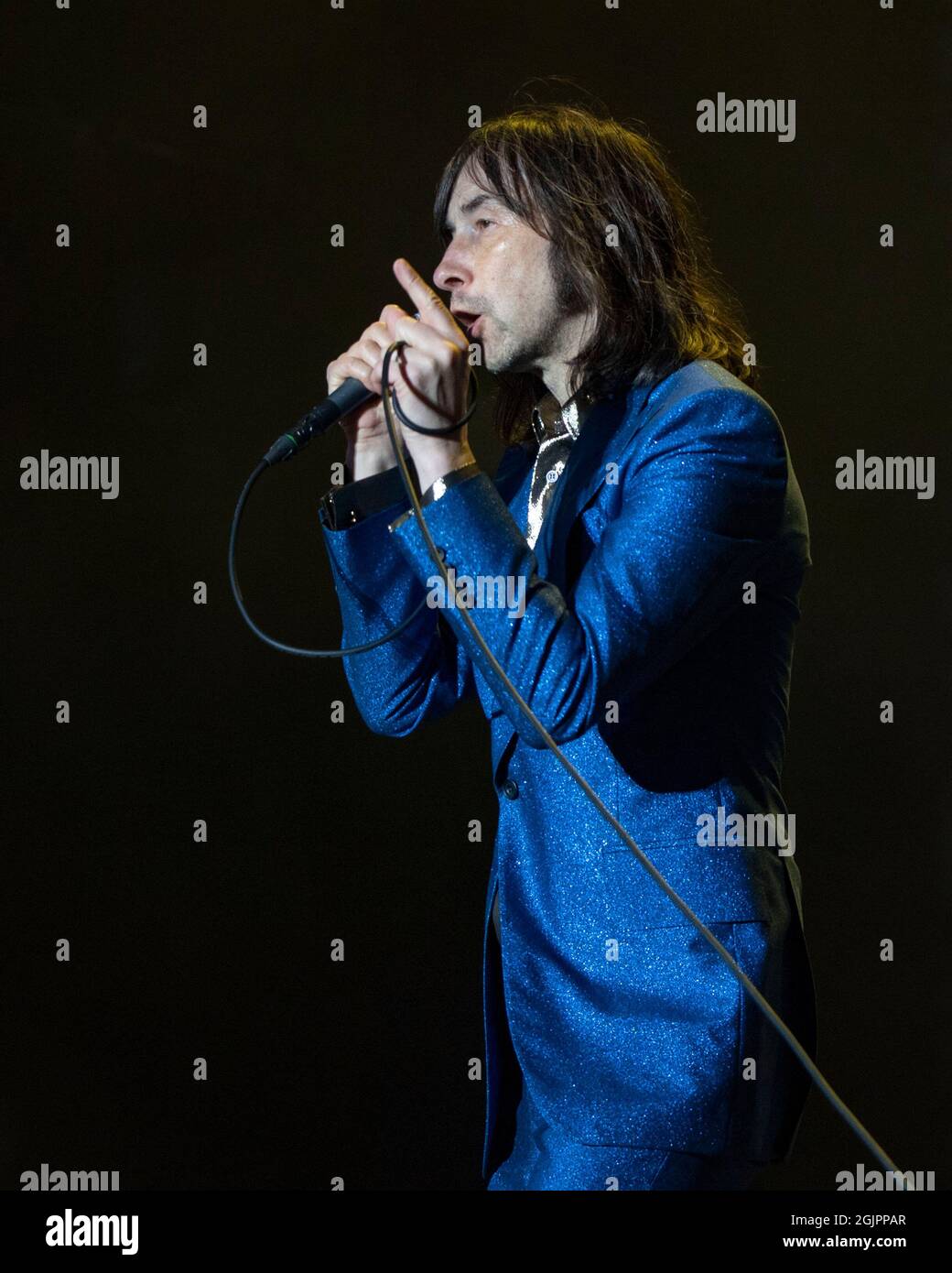 Glasgow Uk 11th Sep 2021 Pictured Bobby Gillespie Frontman Of