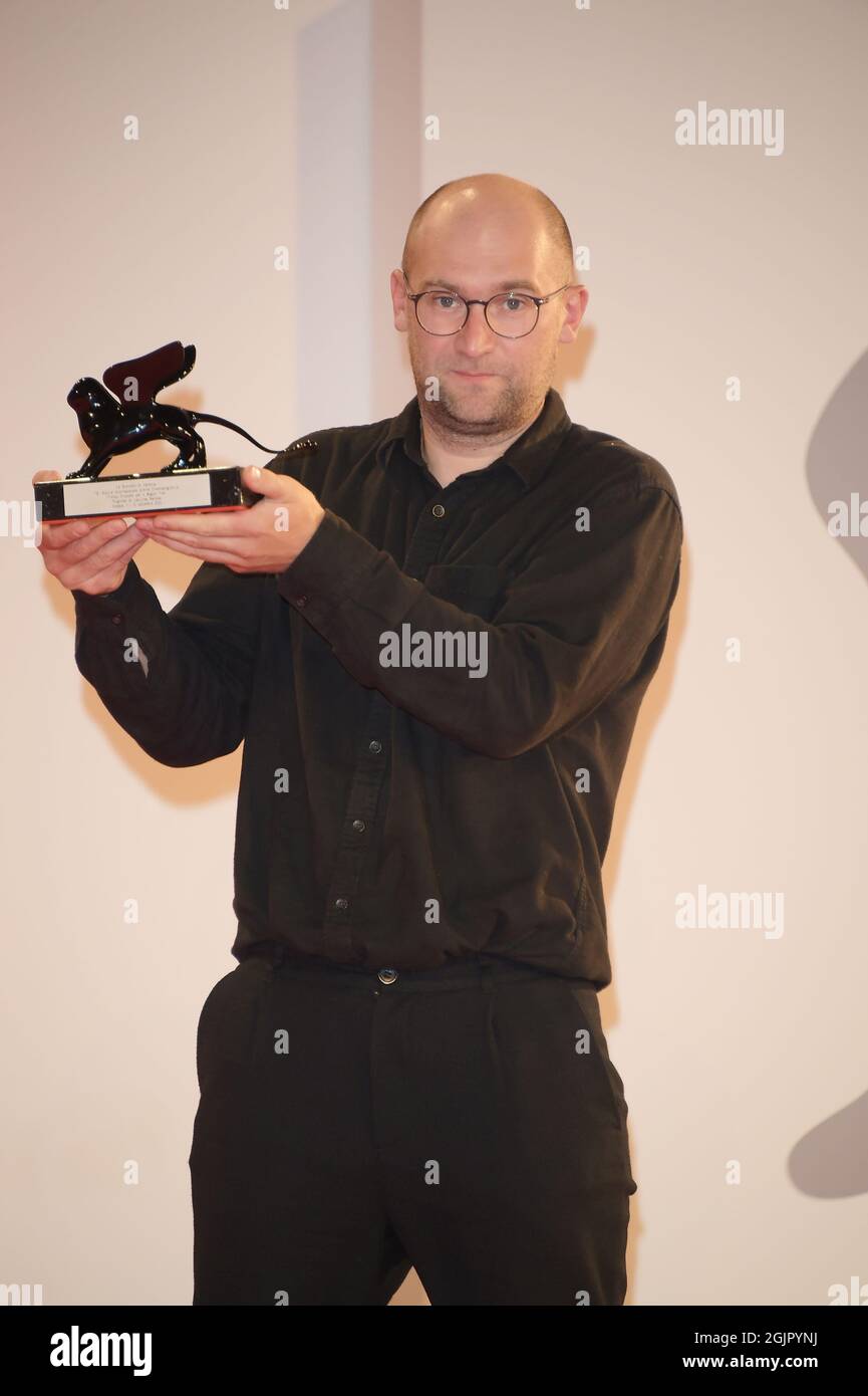78th Venice film festival I Premiati pictured Laurynas Bareisa Stock