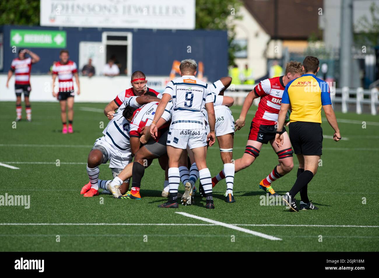 Coventry, UK. 11th Sep, 2021. Josh Barton No 9 of Coventry seen during ...