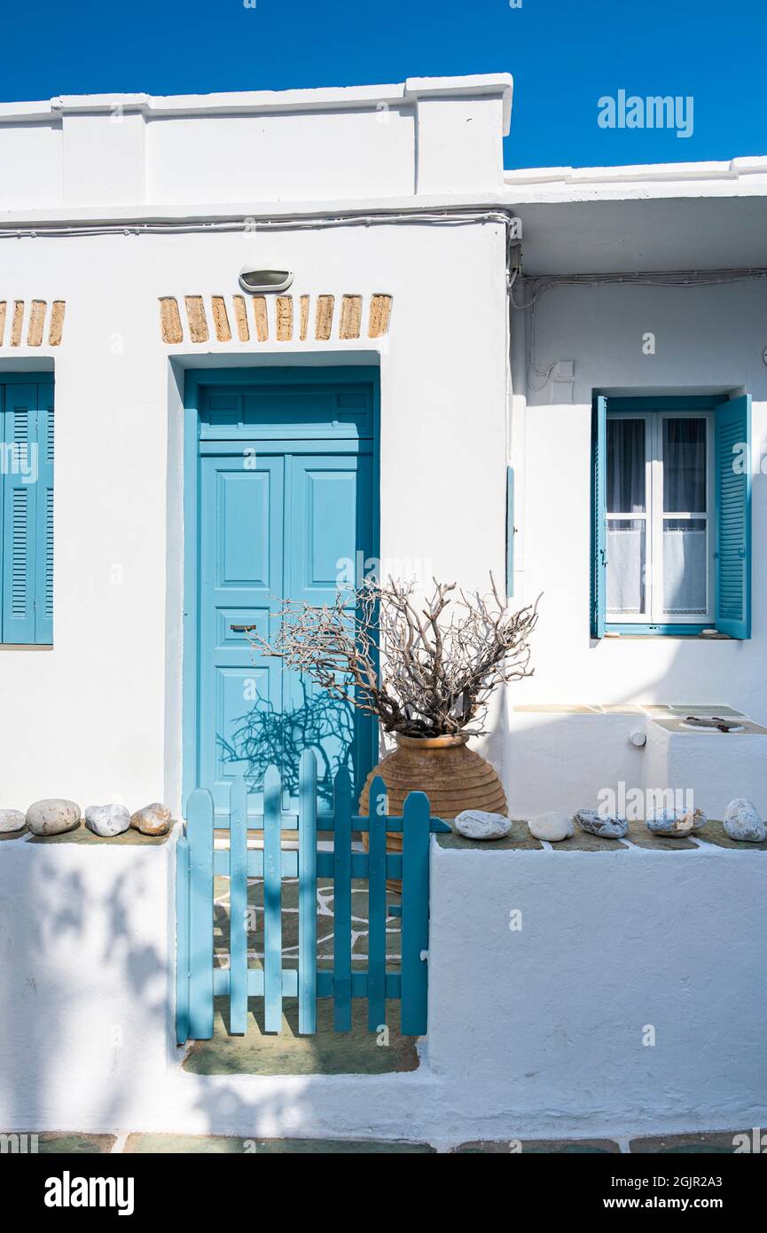 Home in Chora, Folegandros, Greece Stock Photo