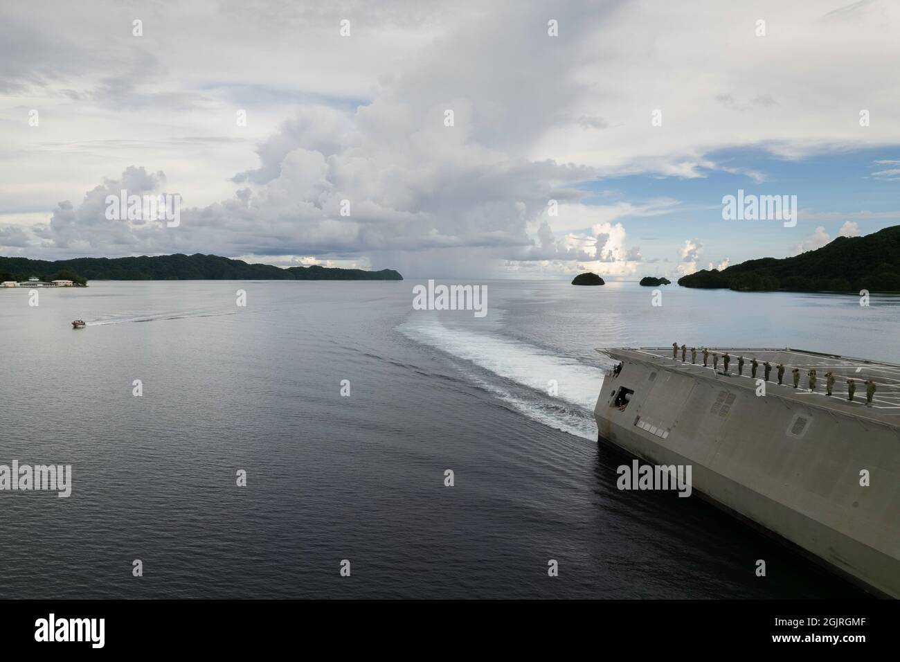 U.S. Marines and U.S. Coastguardsmen with Task Force Koa Moana 21, I