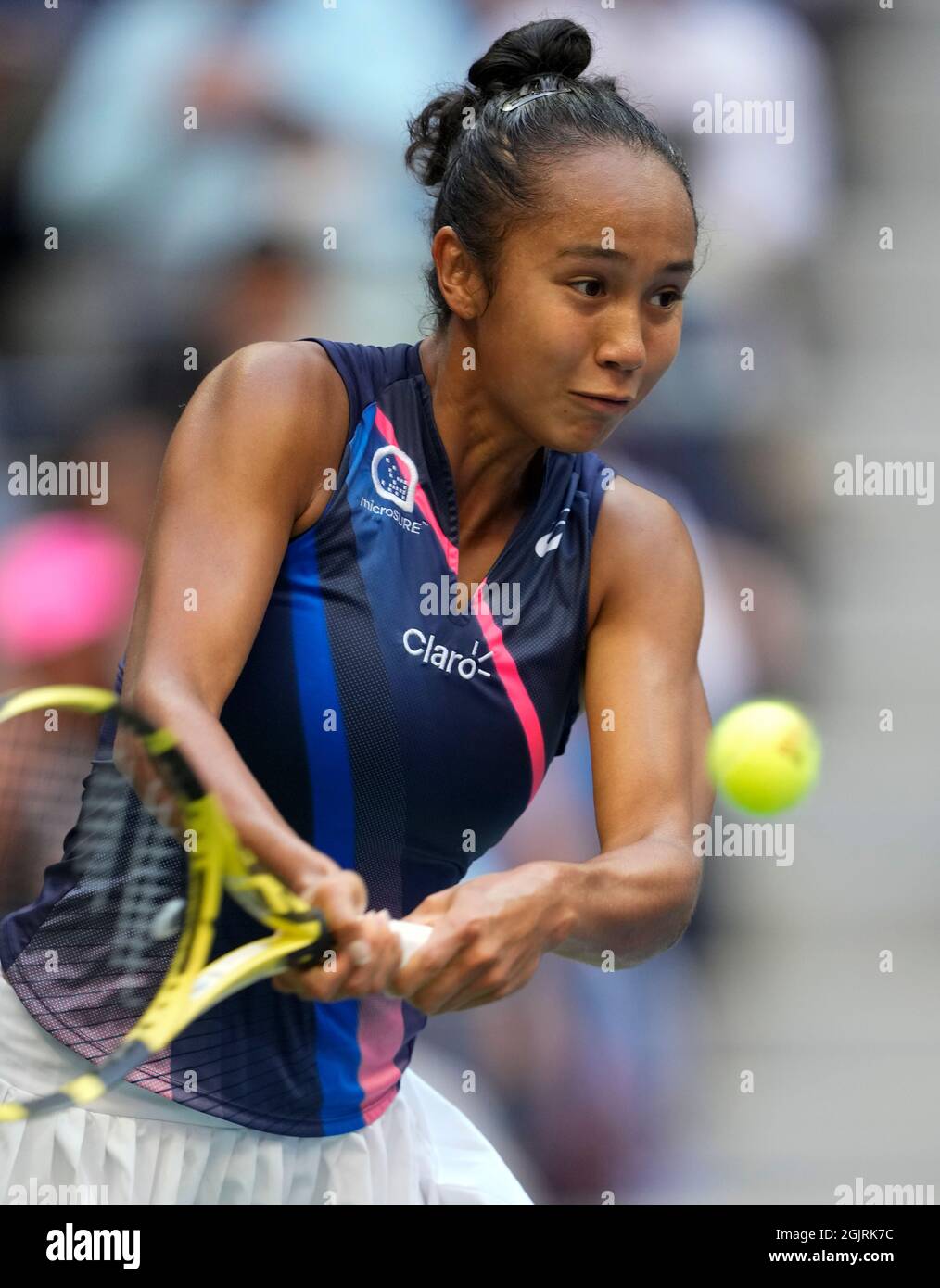 September 11, 2021 Leylah Fernandez (CAN) loses to Emma Raducanu (GBR