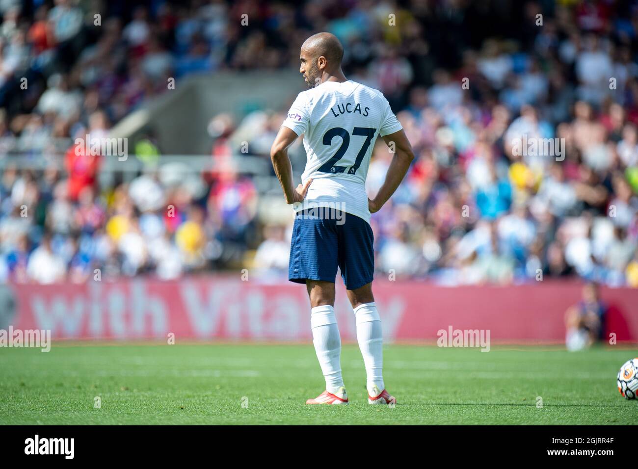 LONDON, ENGLAND - SEPTEMBER 11: Lucas Moura during the Premier League match  between Crystal Palace and Tottenham Hotspur at Selhurst Park on Septemb  Stock Photo - Alamy