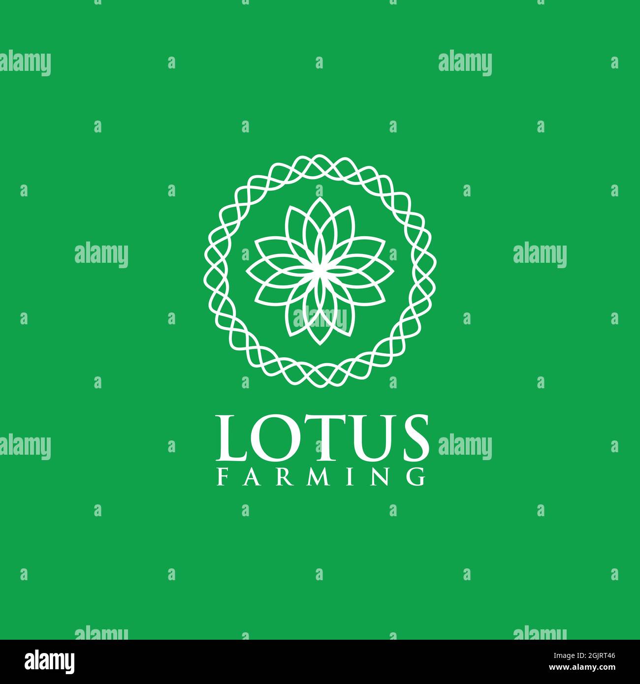 Lotus flower logo design inspiration vector illustration template Stock ...