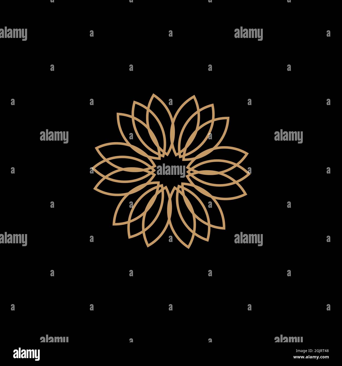 Lotus flower logo design inspiration vector illustration template Stock ...
