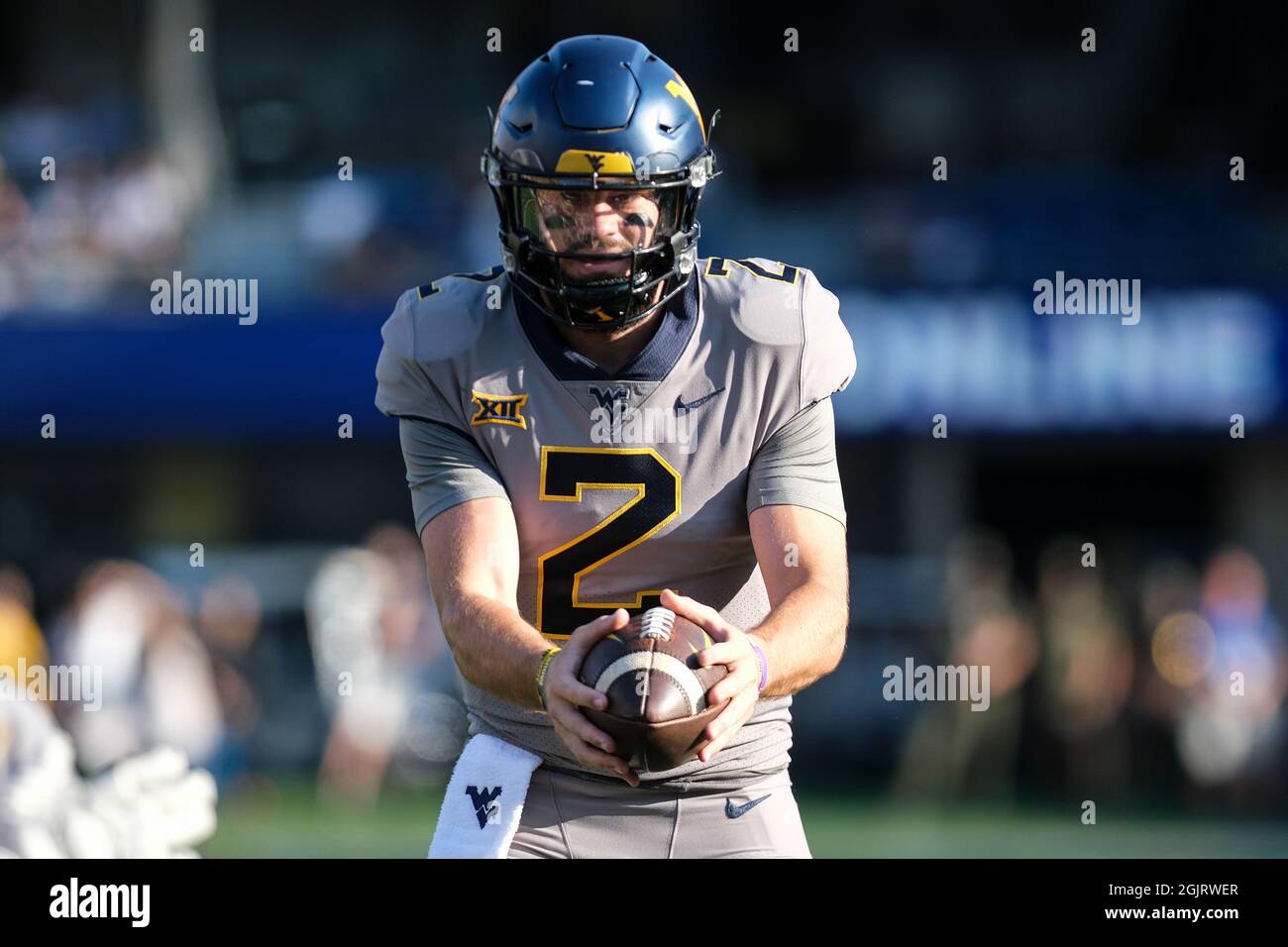 September 11, 2021 West Virginia quarterback Jarret Doege (2) takes a