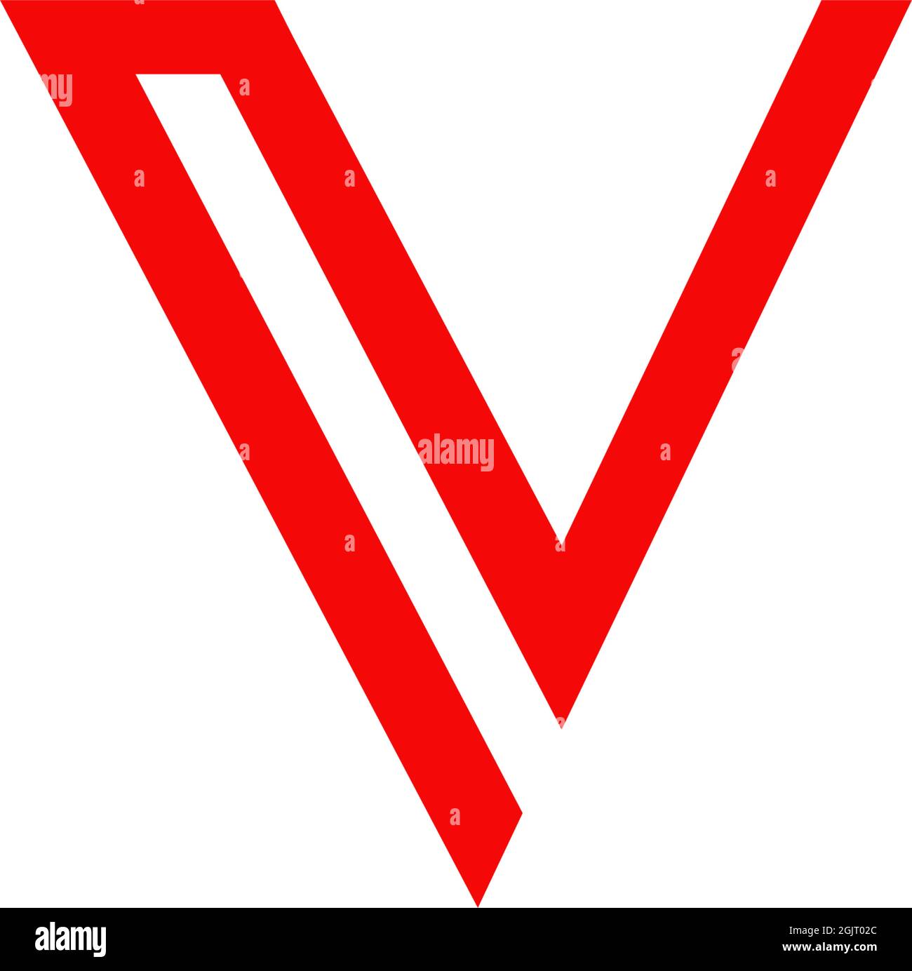 V letter initial icon logo design inspiration vector template Stock ...