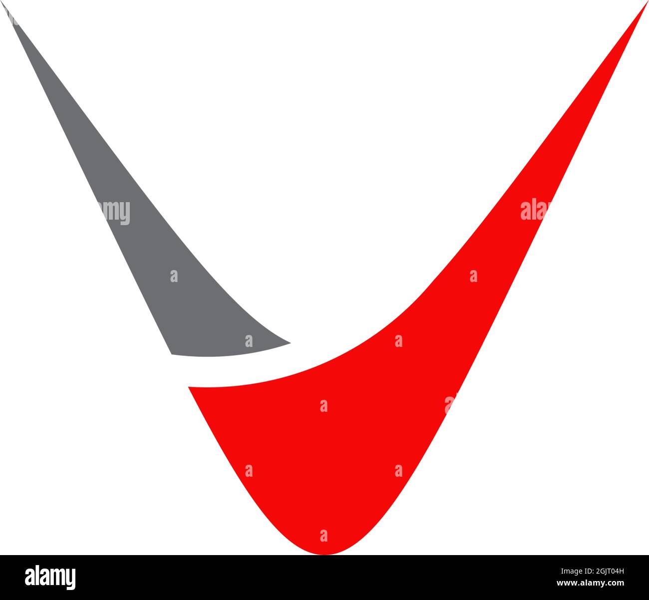 V letter initial icon logo design inspiration vector template Stock ...