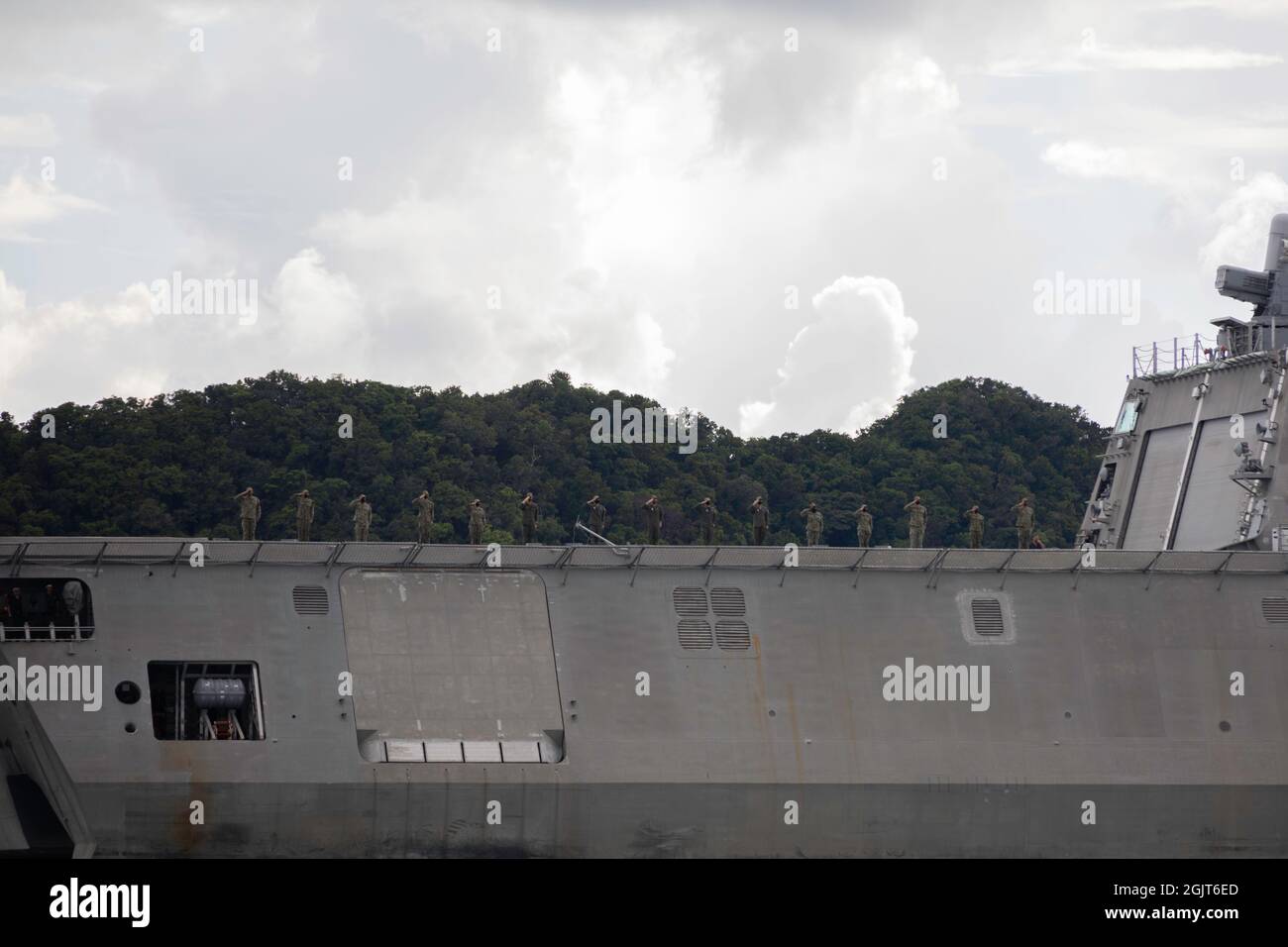 U.S. Marines and U.S. Coastguardsmen with Task Force Koa Moana 21, I